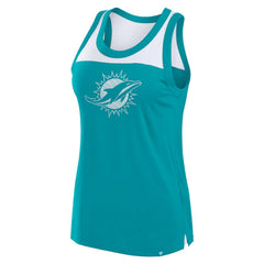 Women's Sequin Tank Top - Miami Dolphins