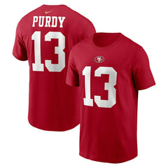 Brock Purdy Player Name & Number T-Shirt - San Francisco 49ers