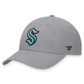 NHL Gray Seattle Kraken Fanatics Extra Time Adjustable Hat