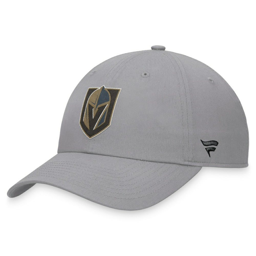 NHL Gray Vegas Golden Knights Fanatics Extra Time Adjustable Hat