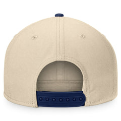 NHL Cream/Navy New York Rangers Fanatics Goalaso Snapback Hat