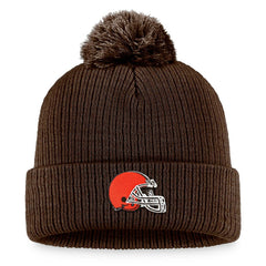 Women's Cuffed Knit Hat with Pom - Cleveland Browns