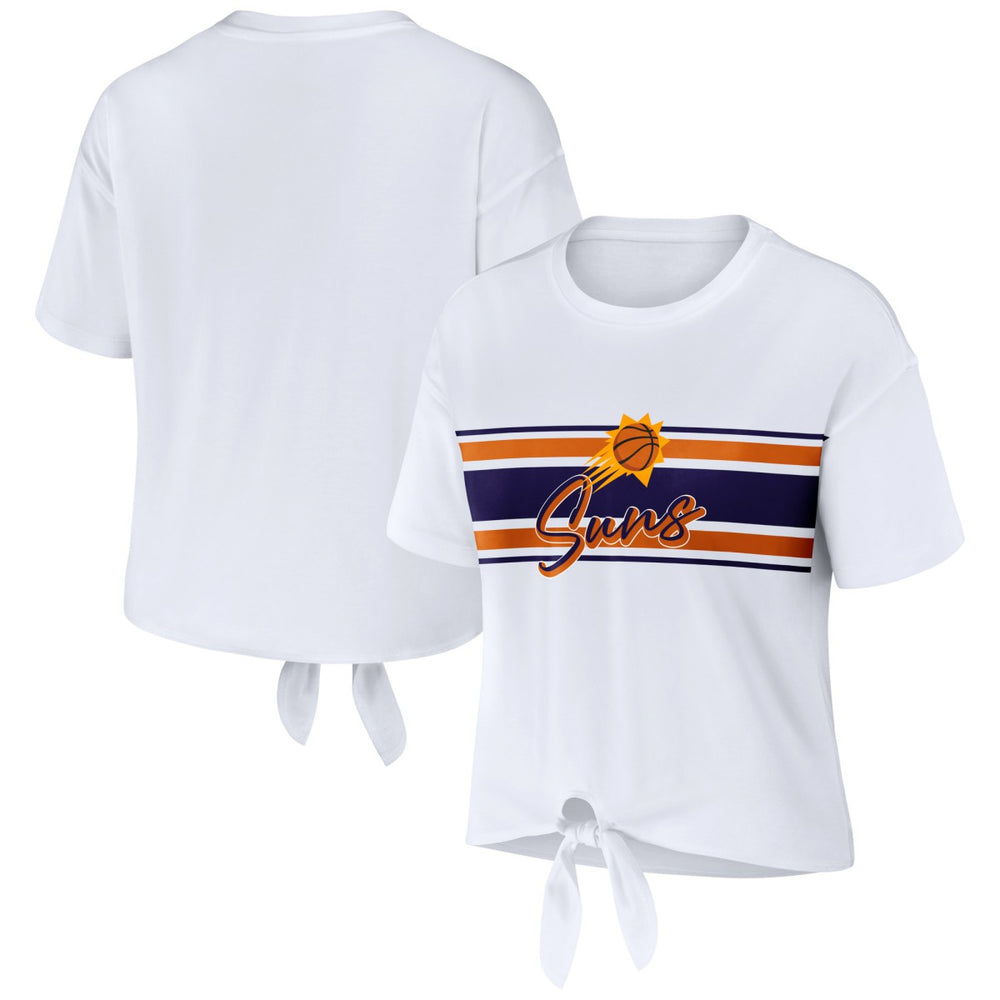 NBA Phoenix Suns WEAR by Erin Andrews Women's Tie-Front T-Shirt