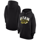 NBA Utah Jazz G-III 4Her by Carl Banks Women's Filigree Logo Pullover Hoodie - Black shop