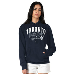 NHL Toronto Maple Leafs G-III 4Her by Carl Banks Women's Filigree Logo Pullover Hoodie – Navy