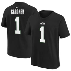 Ahmad Sauce Gardner Youth Player Name & Number T-Shirt - New York Jets