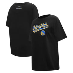 NBA Golden State Warriors Pro Standard Women's Script Boyfriend T-Shirt sale