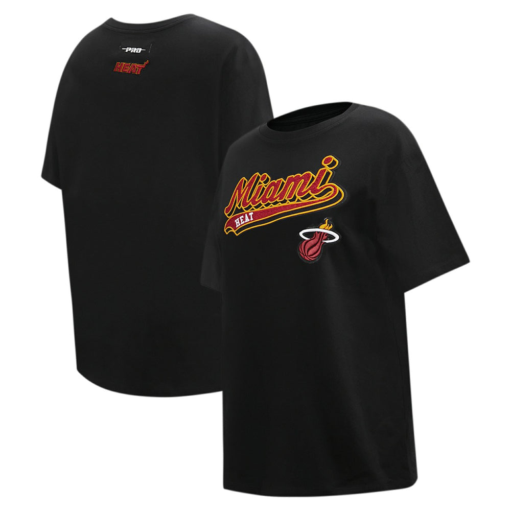 NBA Miami Heat Pro Standard Women's Script Boyfriend T-Shirt