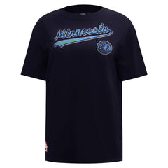 NBA Minnesota Timberwolves Pro Standard Women's Script Boyfriend T-Shirt