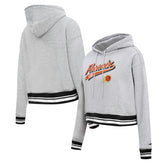 NBA Phoenix Suns Pro Standard Women's Script Tail Cropped Pullover Hoodie