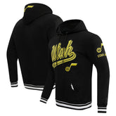NBA Utah Jazz Pro Standard Script Tail Pullover Hoodie