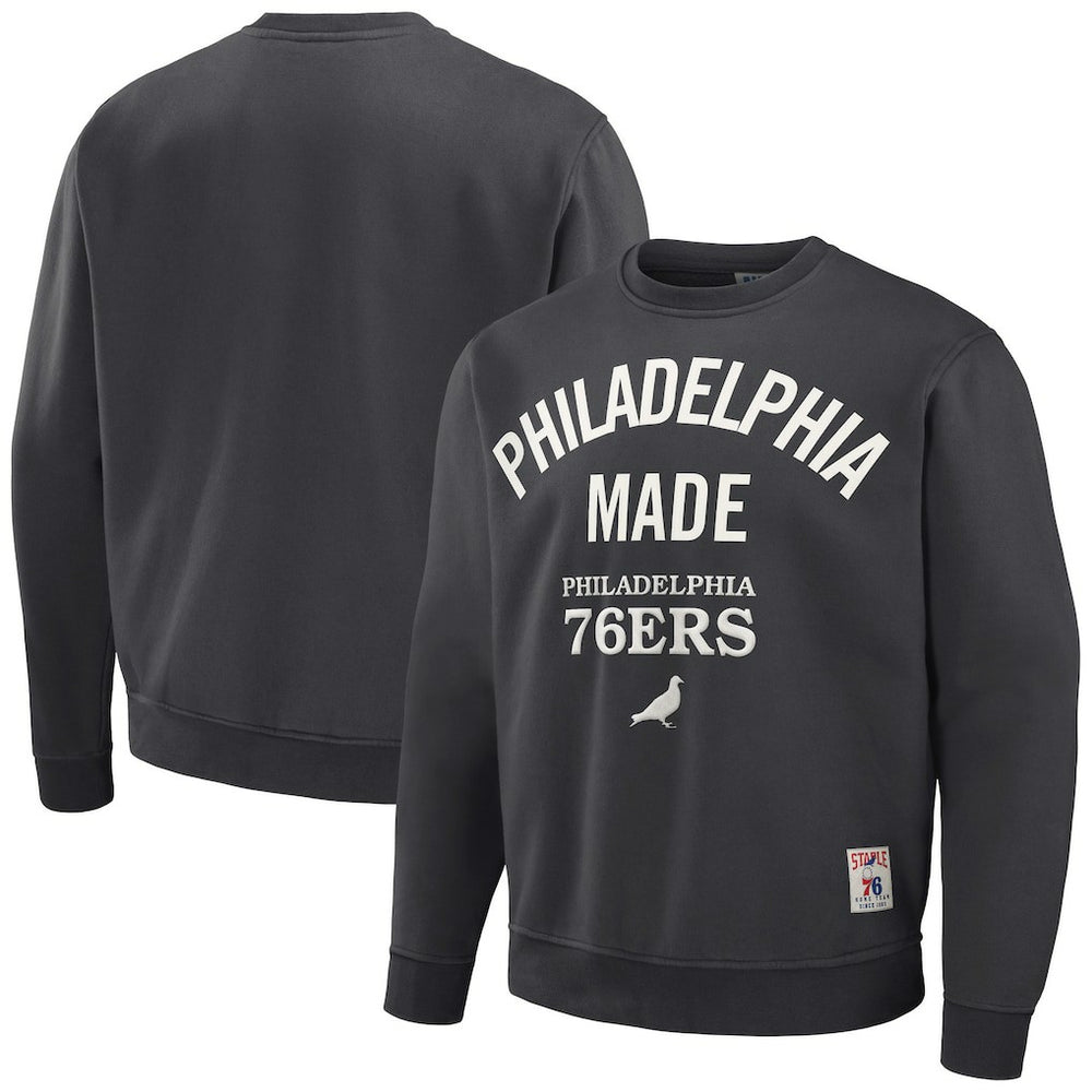 NBA Philadelphia 76ers NBA x Staple Plush Pullover Sweatshirt