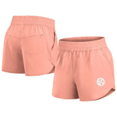 Women's Front Office Woven Shorts - Pittsburgh Steelers
