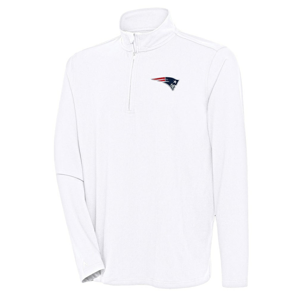 Antigua Hunk Quarter-Zip Pullover Top - New England Patriots