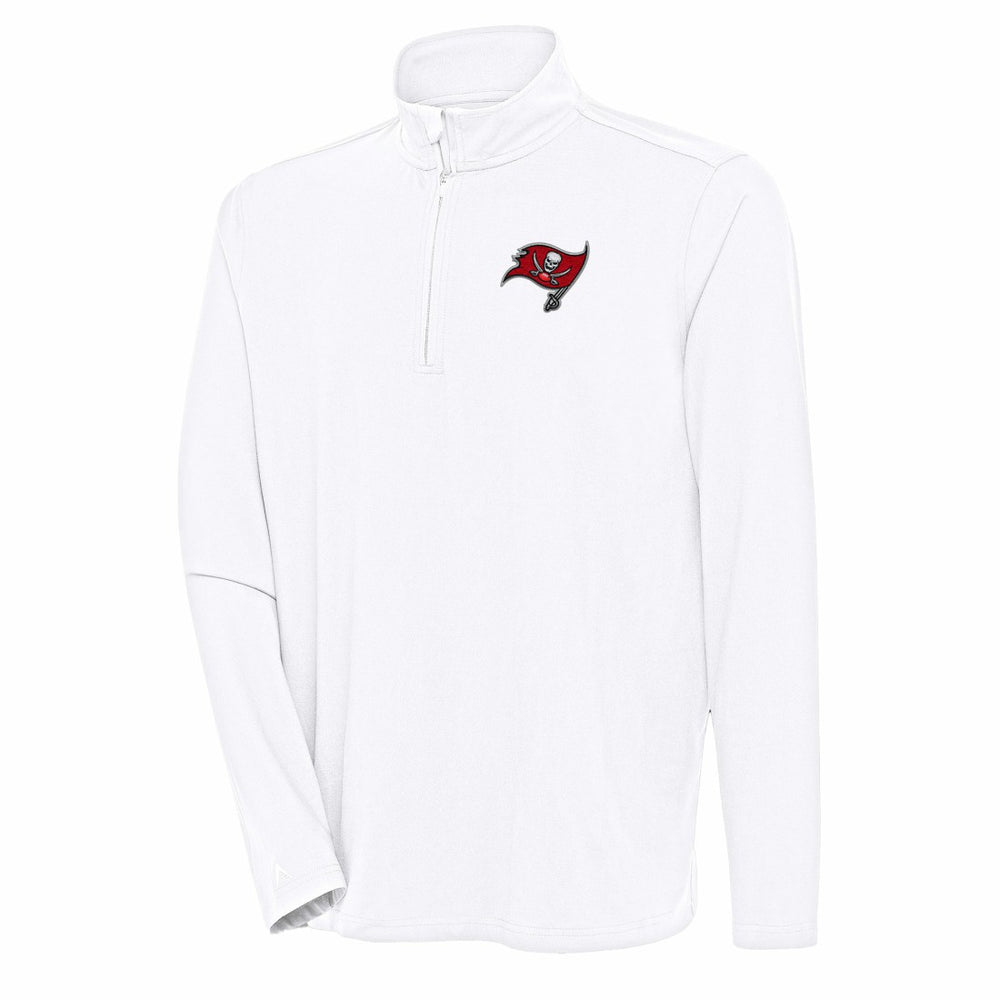 Antigua Hunk Quarter-Zip Pullover Top - Tampa Bay Buccaneers