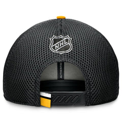 NHL Black Pittsburgh Penguins Fanatics 2024 NHL Draft On Stage Trucker Adjustable Hat