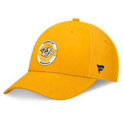 NHL Gold Nashville Predators Fanatics Authentic Pro Training Camp Flex Hat
