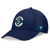 NHL Deep Sea Blue Seattle Kraken Fanatics Authentic Pro Training Camp Flex Hat