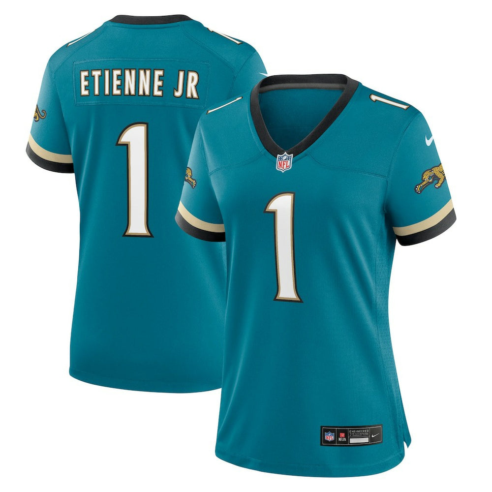 Travis Etienne Jr Women's Prowler Throwback Game Jersey - Jacksonville Jaguars
