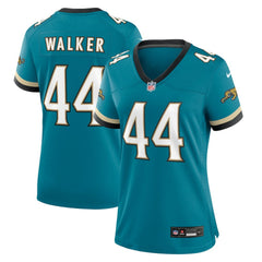 Travon Walker Women's Prowler Throwback Game Jersey - Jacksonville Jaguars