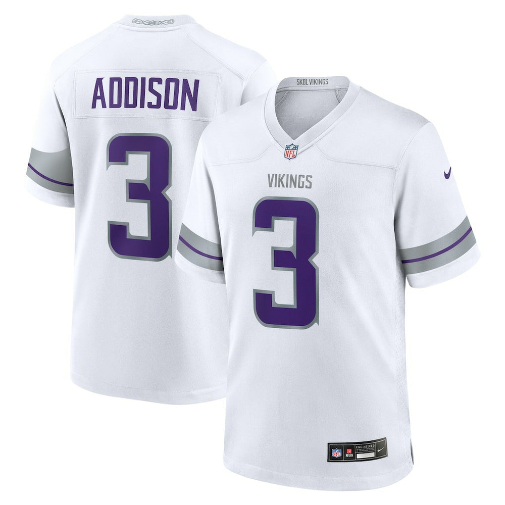 Jordan Addison Alternate Game Player Jersey - Minnesota Vikings