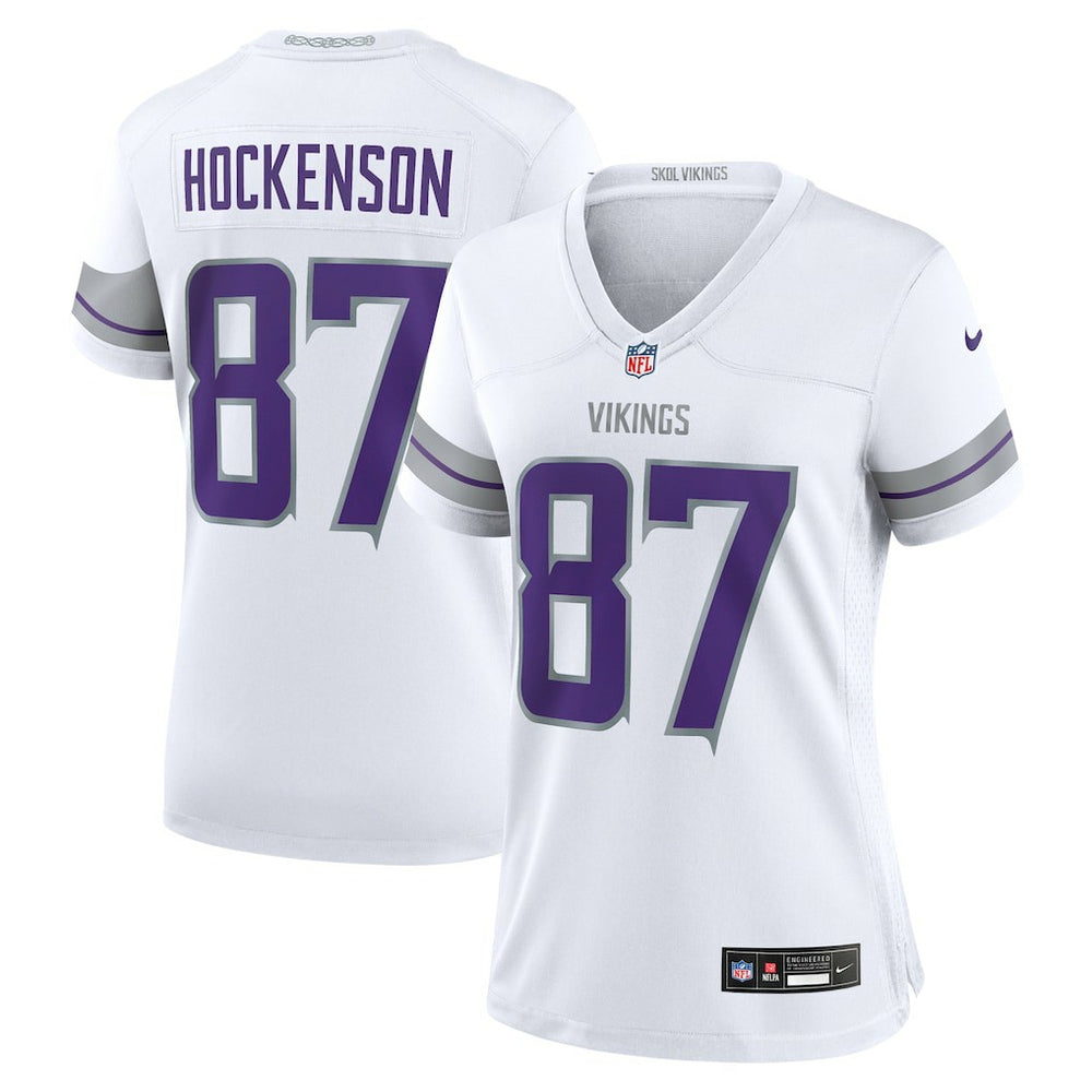 T.J. Hockenson Women's Alternate Game Player Jersey - Minnesota Vikings