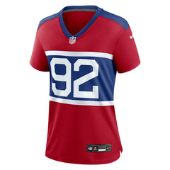 Michael Strahan Women's Alternate Retired Player Game Jersey - New York Giants