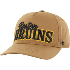 NHL Tan Boston Bruins '47 Barnes Hitch Adjustable Hat