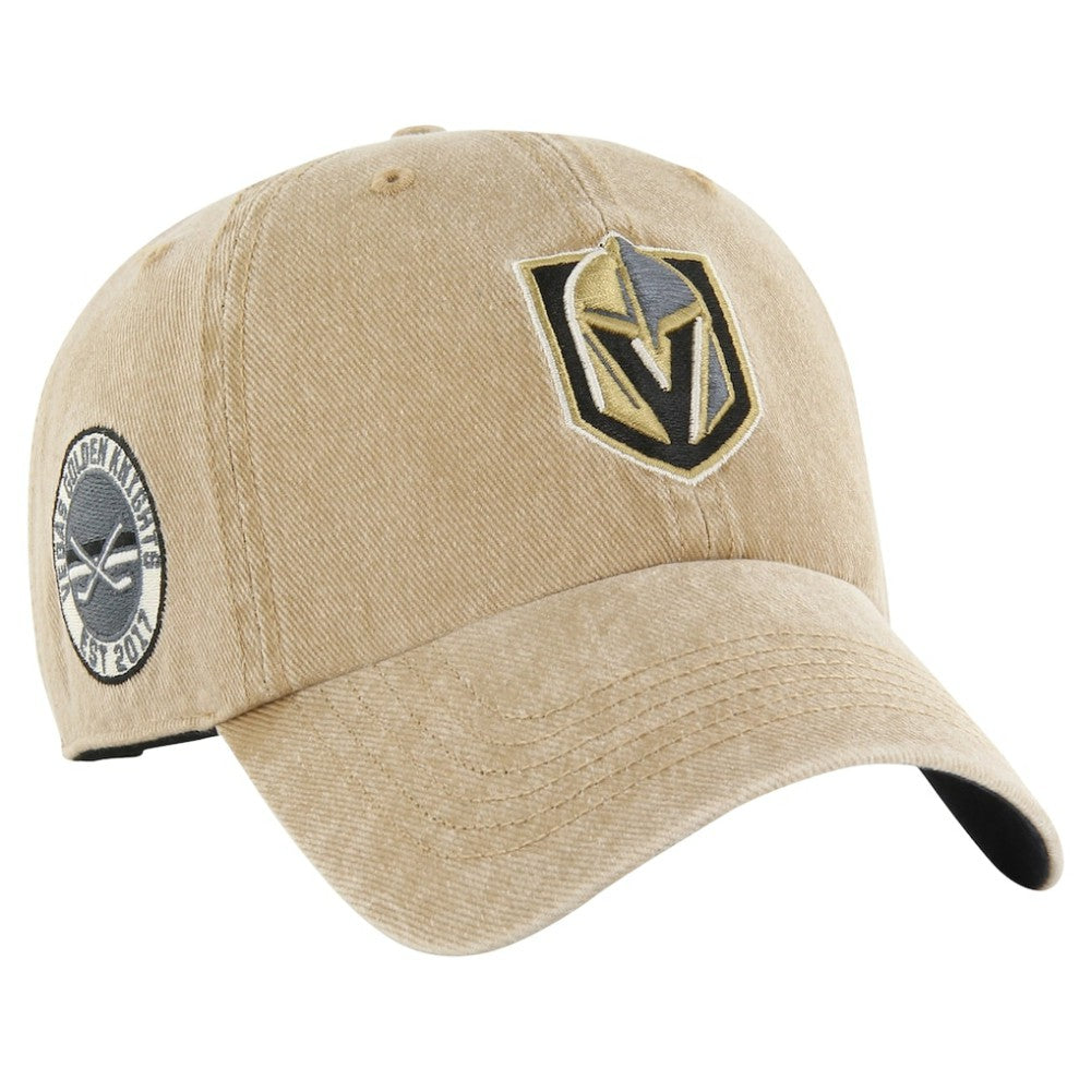 NHL Khaki Vegas Golden Knights '47 Earldor Clean Up Adjustable Hat