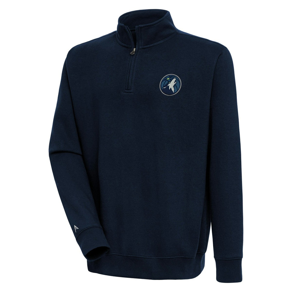 NBA Minnesota Timberwolves Antigua Victory Quarter-Zip Pullover Top