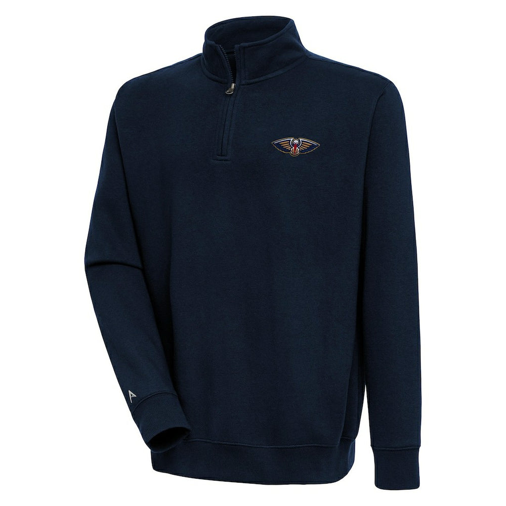NBA New Orleans Pelicans Antigua Victory Quarter-Zip Pullover Top