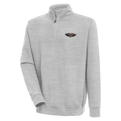 NBA New Orleans Pelicans Antigua Victory Quarter-Zip Pullover Top