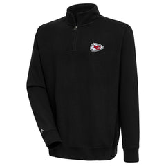 Antigua Victory Quarter-Zip Pullover Top - Kansas City Chiefs