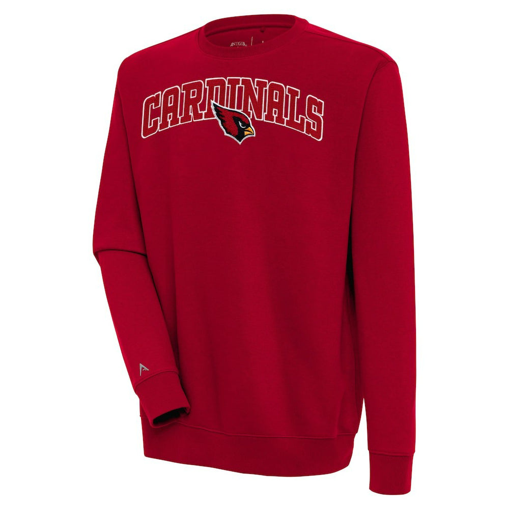 Antigua Victory Chenille Pullover Sweatshirt - Arizona Cardinals