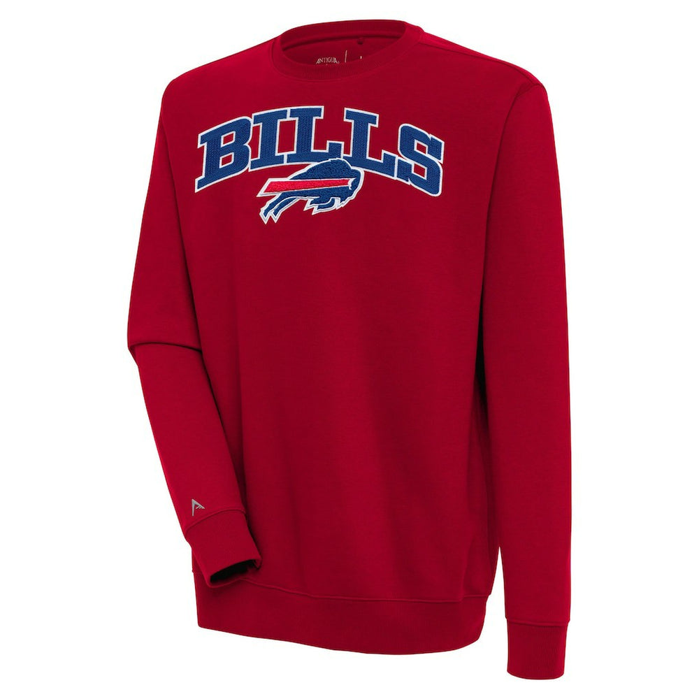 Antigua Victory Chenille Pullover Sweatshirt - Buffalo Bills