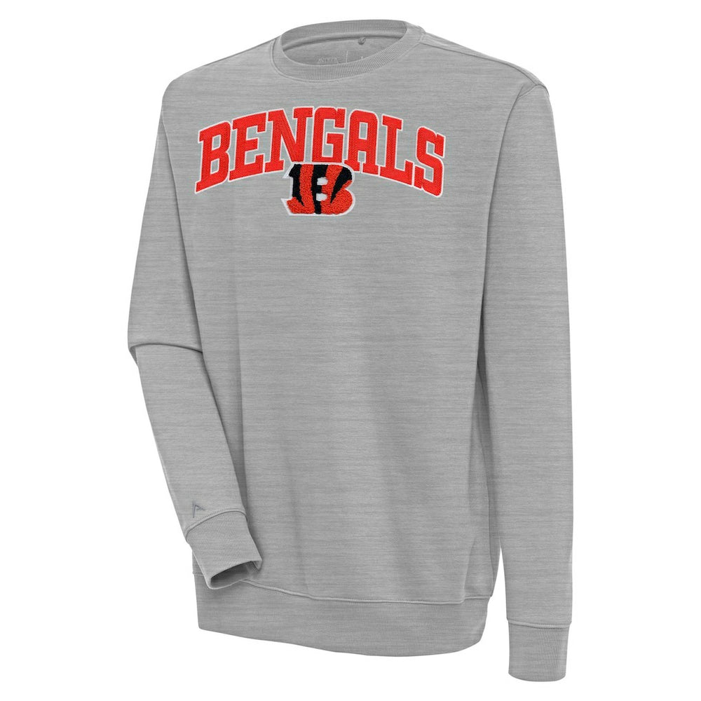 Antigua Victory Chenille Pullover Sweatshirt - Cincinnati Bengals