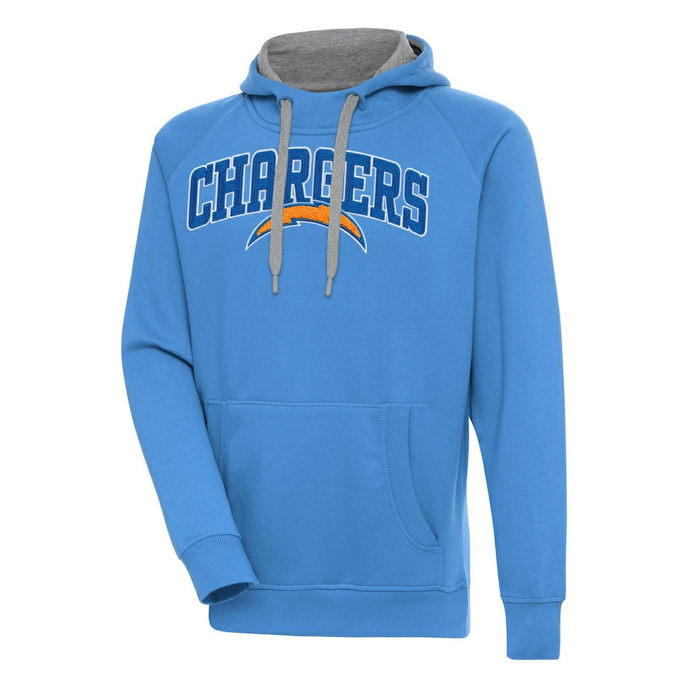 Antigua Victory Pullover Hoodie - Los Angeles Chargers