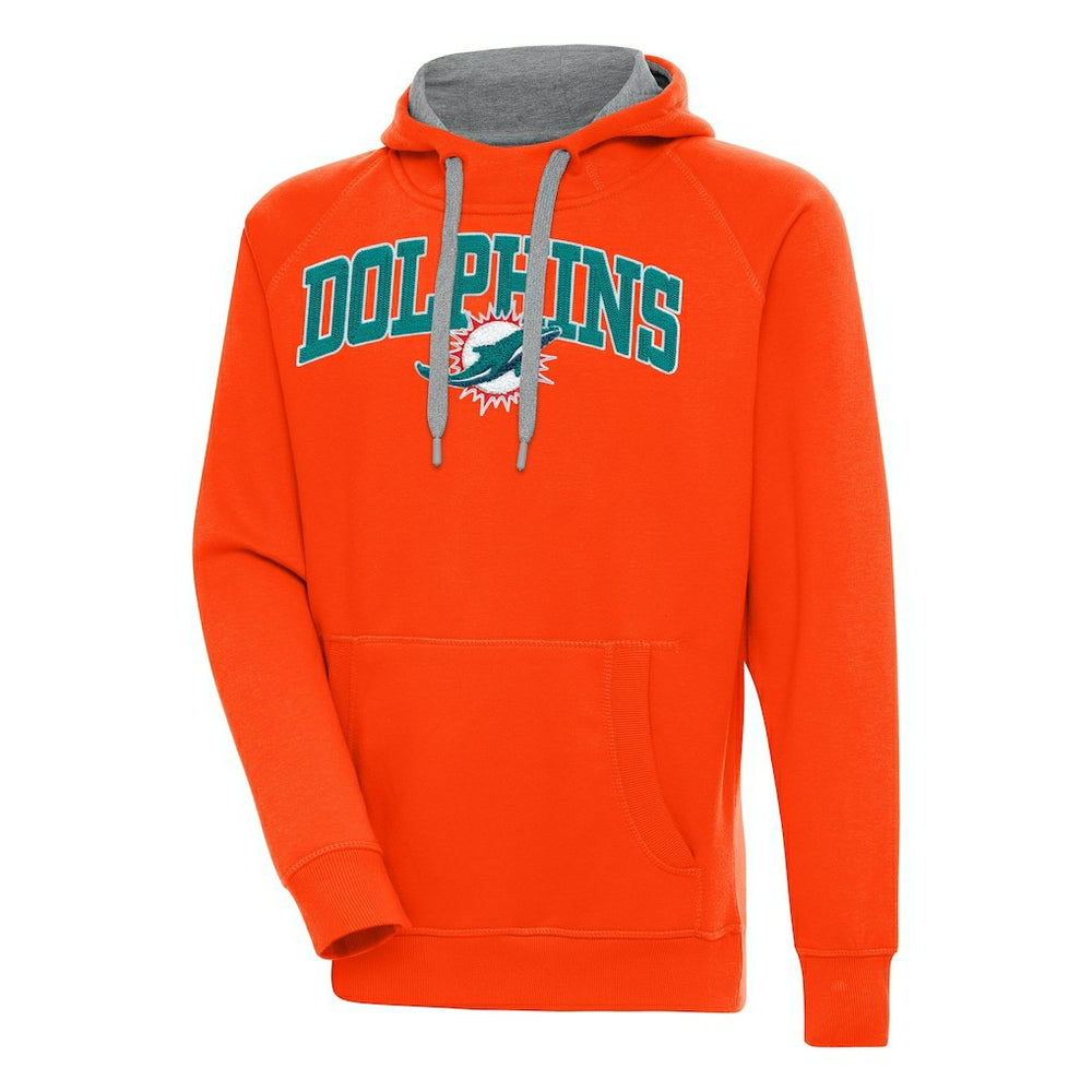 Antigua Victory Pullover Hoodie - Miami Dolphins