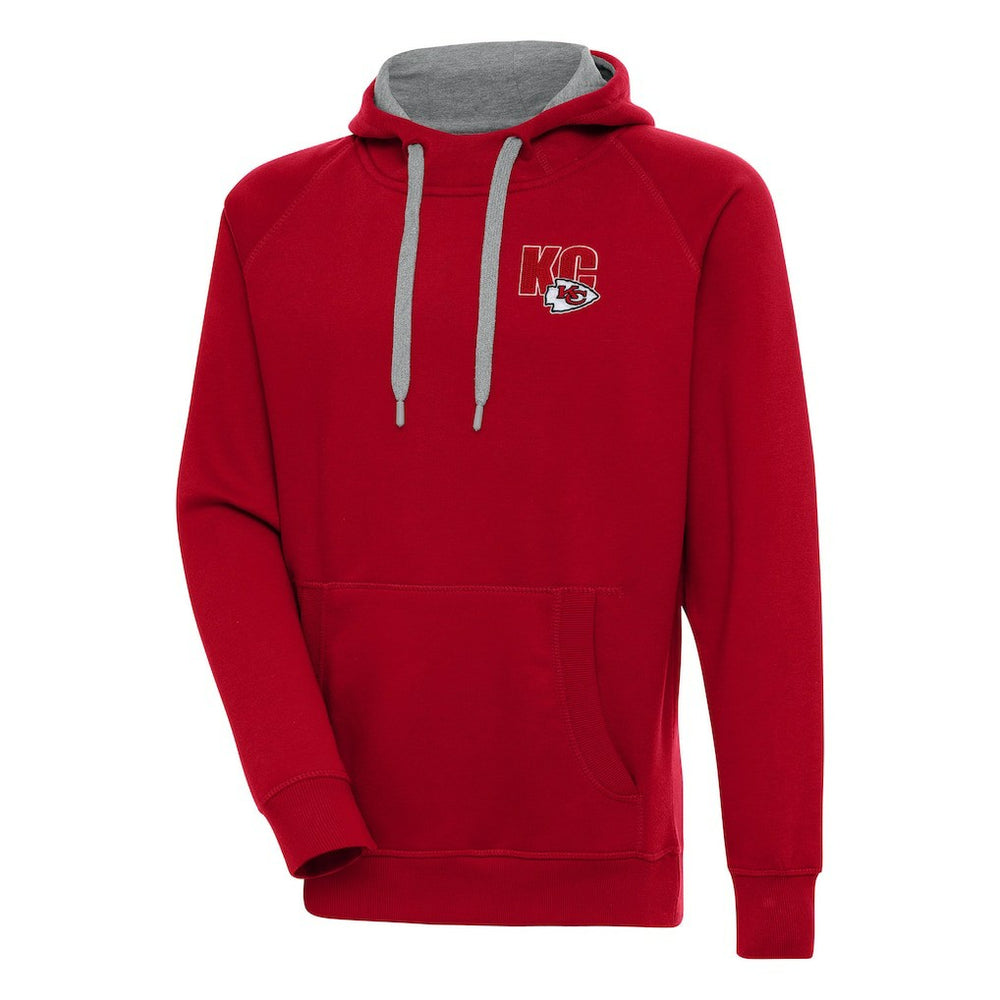 Antigua Victory Pullover Hoodie - Kansas City Chiefs