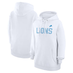 G-III 4Her by Carl Banks Women's Dot Print Pullover Hoodie - Detroit Lions