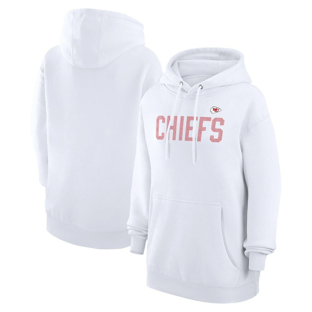 G-III 4Her by Carl Banks Women's Dot Print Pullover Hoodie - Kansas City Chiefs