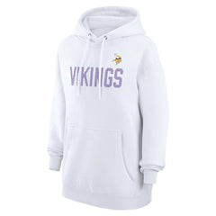G-III 4Her by Carl Banks Women's Dot Print Pullover Hoodie - Minnesota Vikings