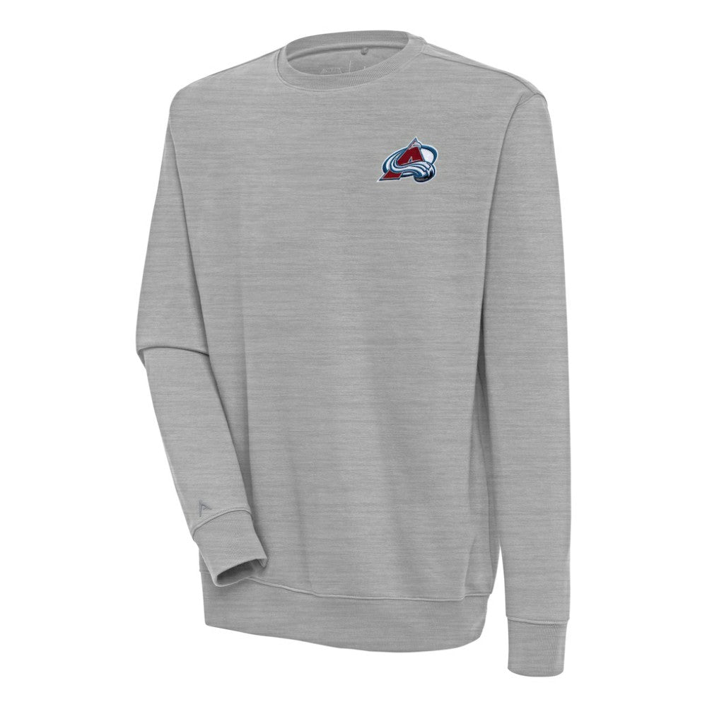 NHL Heather Gray Colorado Avalanche Antigua Victory Pullover Sweatshirt