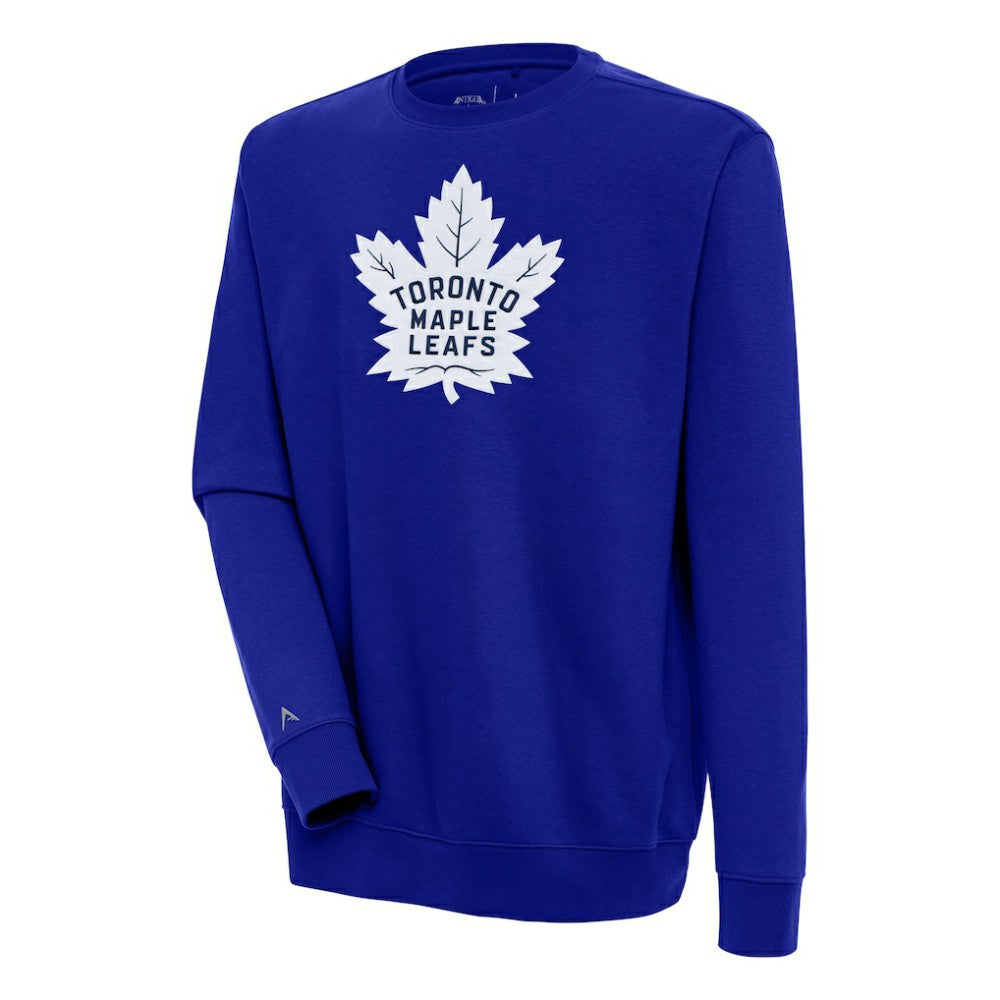 NHL Blue Toronto Maple Leafs Antigua Victory Pullover Sweatshirt
