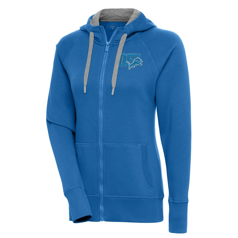 Antigua Women's Victory Full-Zip Hoodie - Detroit Lions