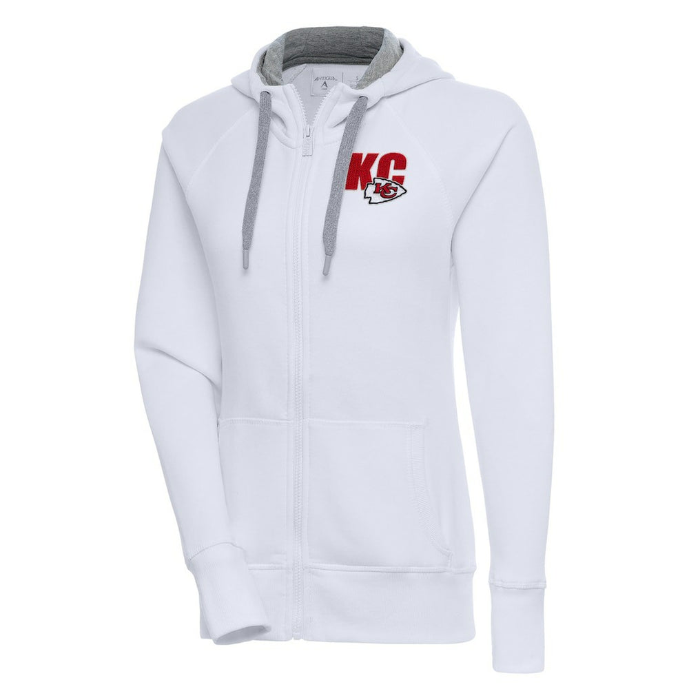 Antigua Women's Victory Full-Zip Hoodie - Kansas City Chiefs