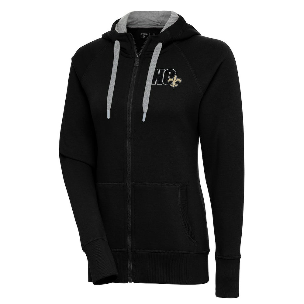 Antigua Women's Victory Full-Zip Hoodie - New Orleans Saints