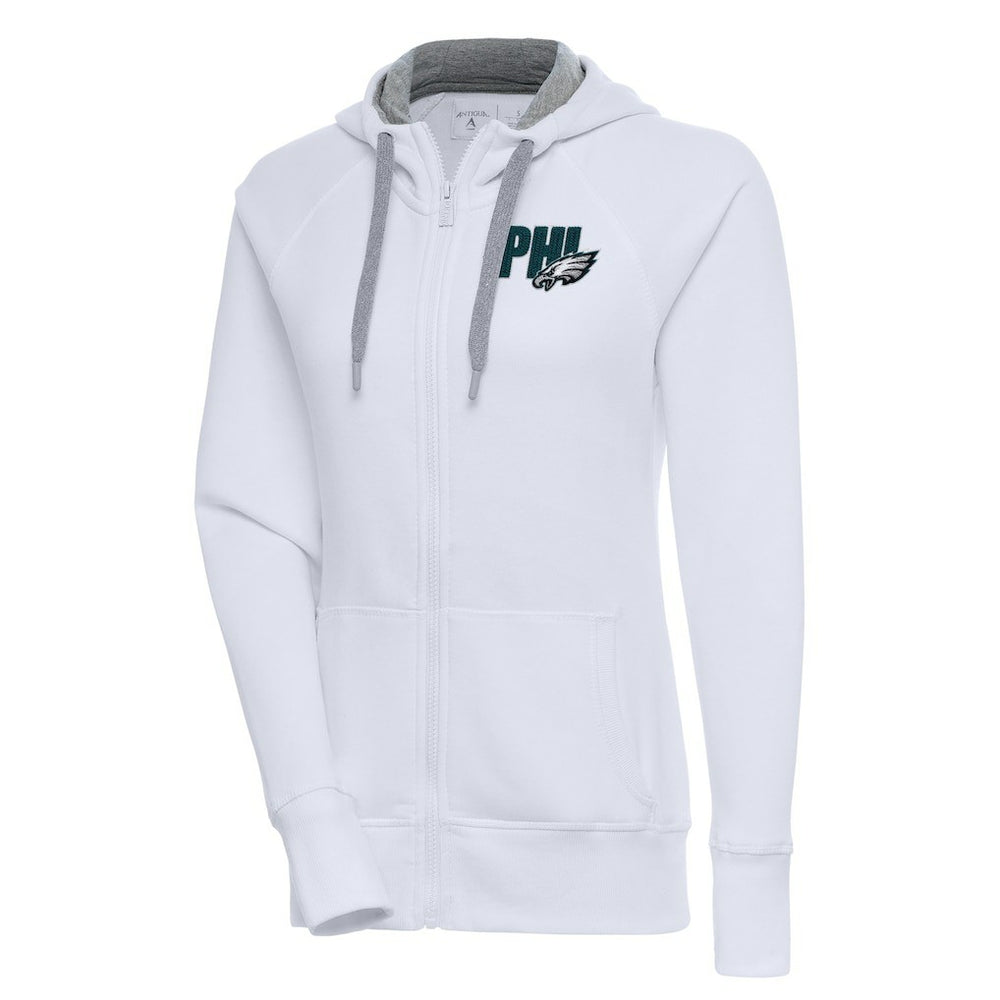 Antigua Women's Victory Full-Zip Hoodie - Philadelphia Eagles