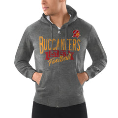 Starter Domestic Post Season Vintage Logo Full-Zip Hoodie - Tampa Bay Buccaneers