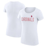 MLB St. Louis Cardinals G-III 4Her by Carl Banks Women's Super-Slim Fit Lightweight Dot Print T-Shirt